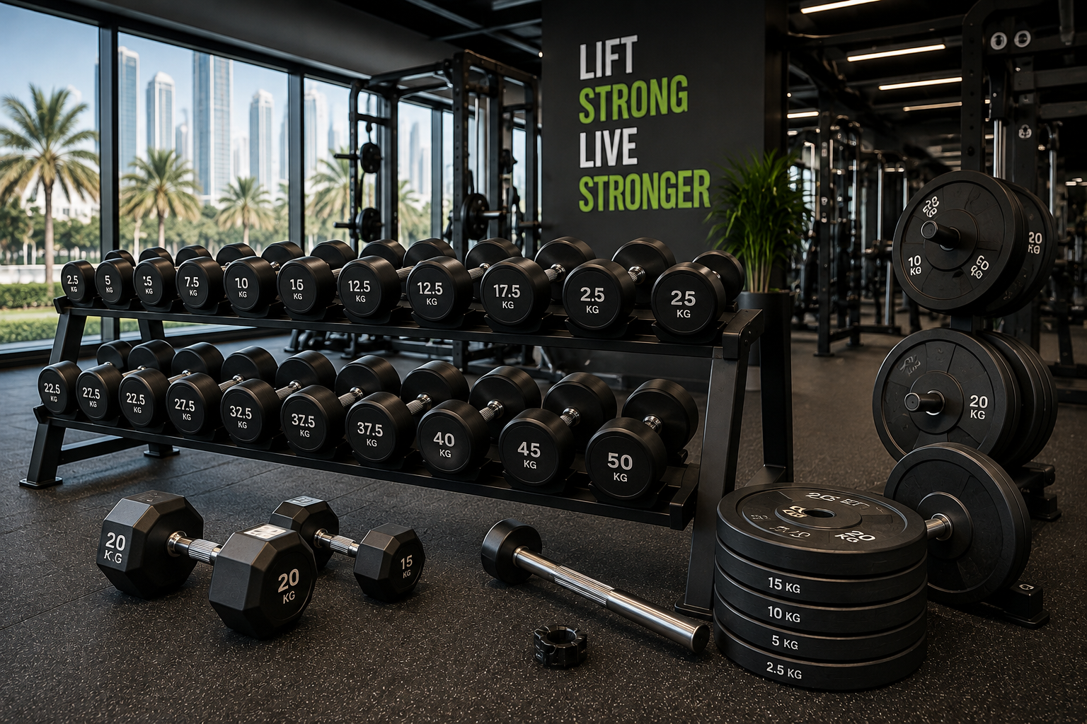 Used dumbbells and weight plates buyer in Dubai